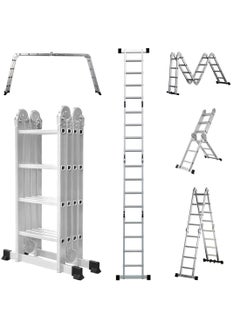 Aluminum Ladder Multi-Purpose 4x3 – Lightweight, Versatile, and Heavy-Duty for Home and Professional Use | 3.12 meter - pzsku/Z0C17715E59816E51946DZ/45/_/1734945183/22391f3b-358f-4686-bafc-f151f2e975e5