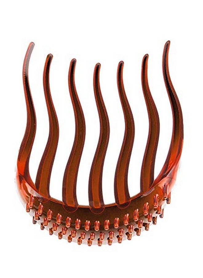 UPSTORE - 2Pcs Heightening Ponytail Insert Hair Comb Bump It Up Volume Hair Styling Insert Comb Fluffy Ponytail Fot Hairstyle Styling Beauty Tool (Black + Brown) - Image 1