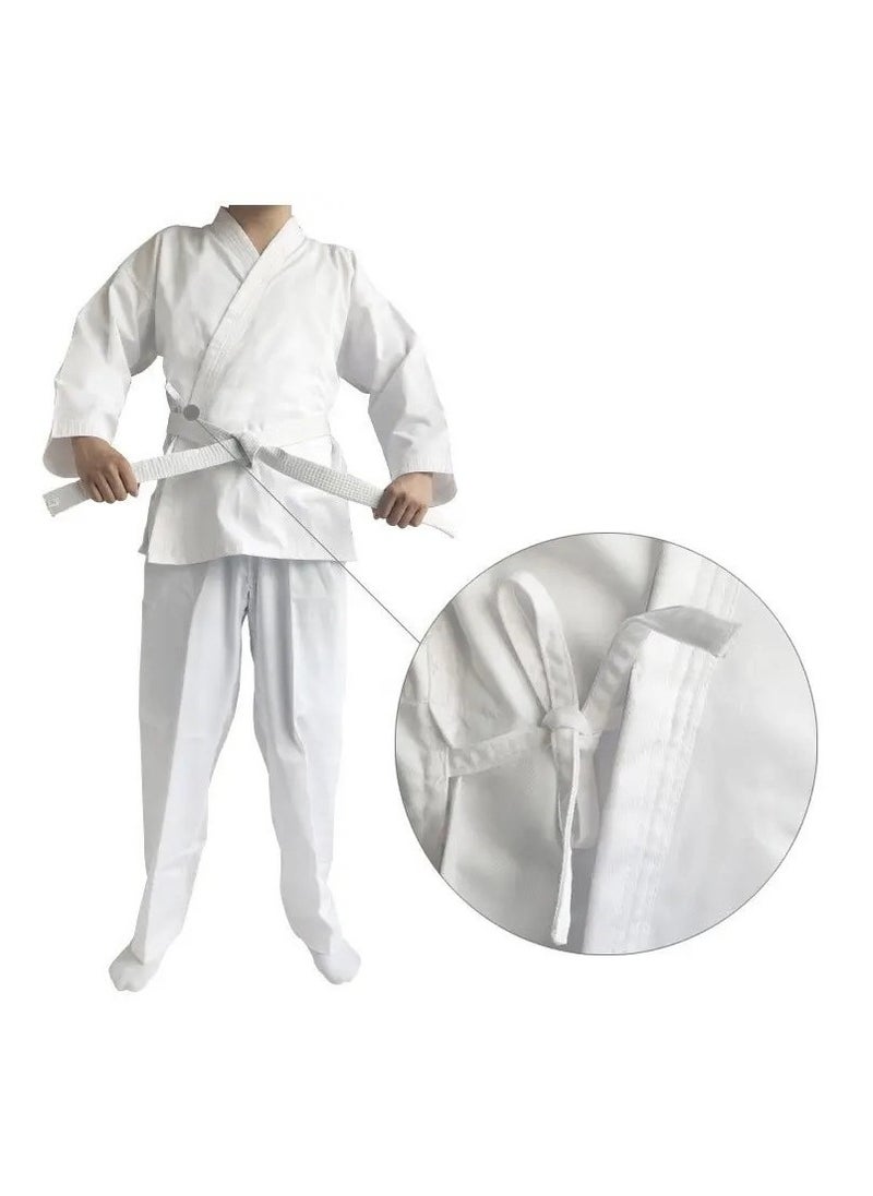 Generic Three-Piece Karate Uniform For Kids - 100% Cotton  - Image 3