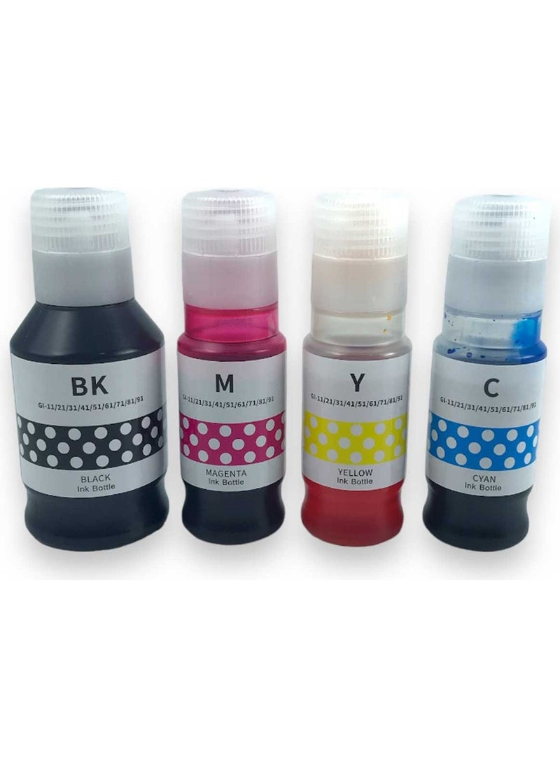 Ekoset Canon G2430 G3430 Compatible Ink Set 4 Colors GI41  - Image 4