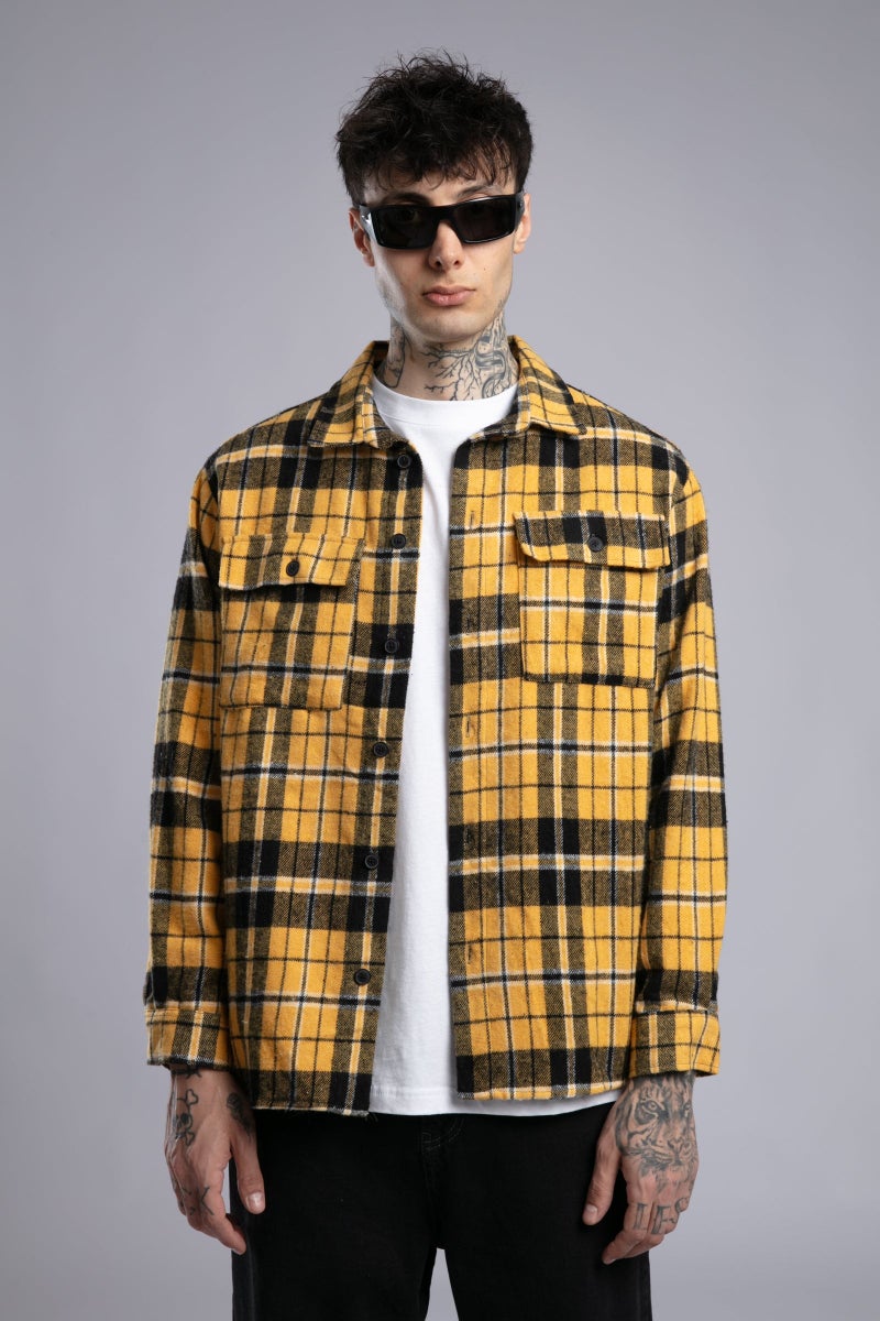 Catch Printed Detail Lumberjack Shirt - Image 5