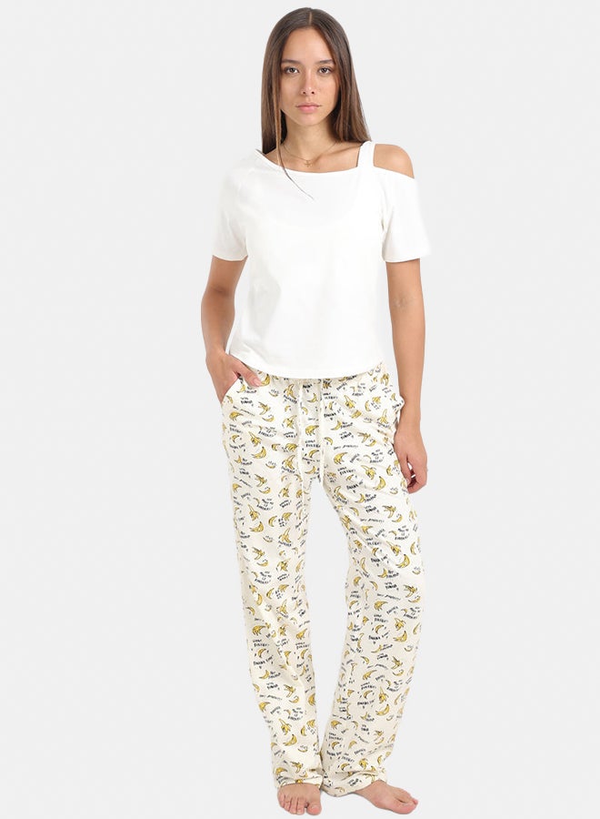 Carina Shoulder Cut-Out Pyjama Set - Image 1