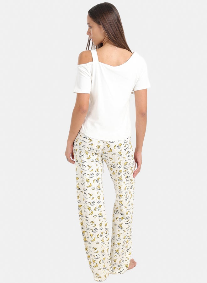 Carina Shoulder Cut-Out Pyjama Set - Image 3