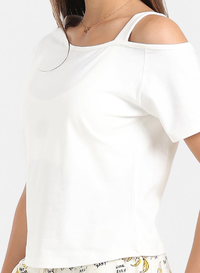 Carina Shoulder Cut-Out Pyjama Set - Image 4