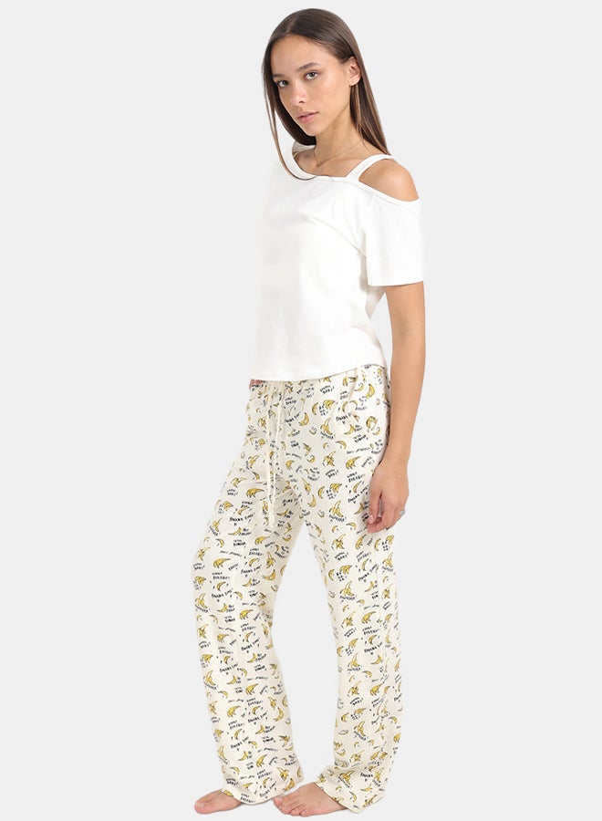 Carina Shoulder Cut-Out Pyjama Set - Image 2