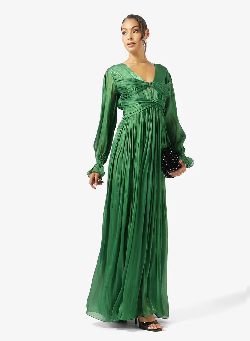 Golden Apple  Vneck Maxi Dress for Women | Best Price UAE