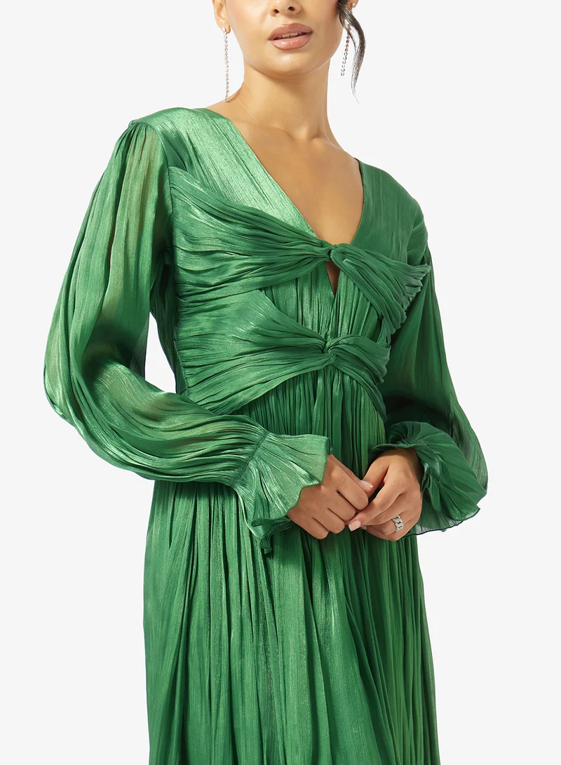 Golden Apple  Vneck Maxi Dress for Women | Best Price UAE