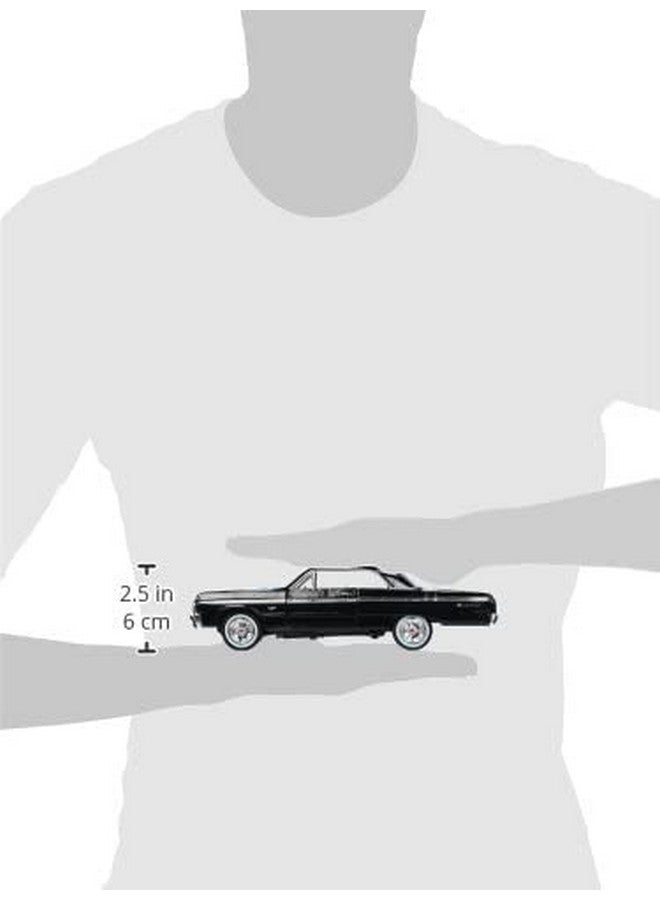 Motor Max New 1:24 W/B American Classics Collection Black 1964 Chevrolet Impala Hardtop Diecast Model Car - Image 4