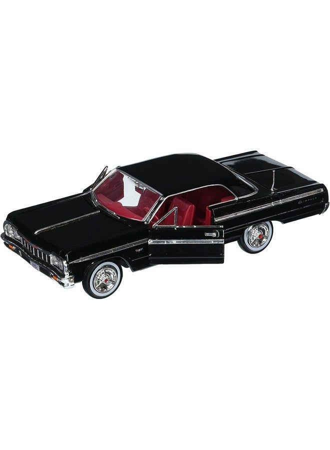 Motor Max New 1:24 W/B American Classics Collection Black 1964 Chevrolet Impala Hardtop Diecast Model Car - Image 2
