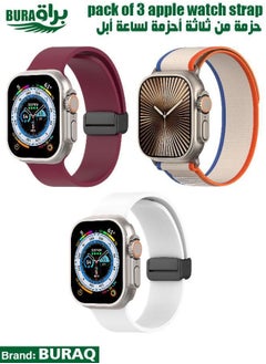 Apple Watch Band Strap For Apple Watch Ultra 2/Ultra 49mm, Series 10 46mm, 9/8/7 45mm, SE2/SE/6/5/4 44mm, 3/2/1 42mm