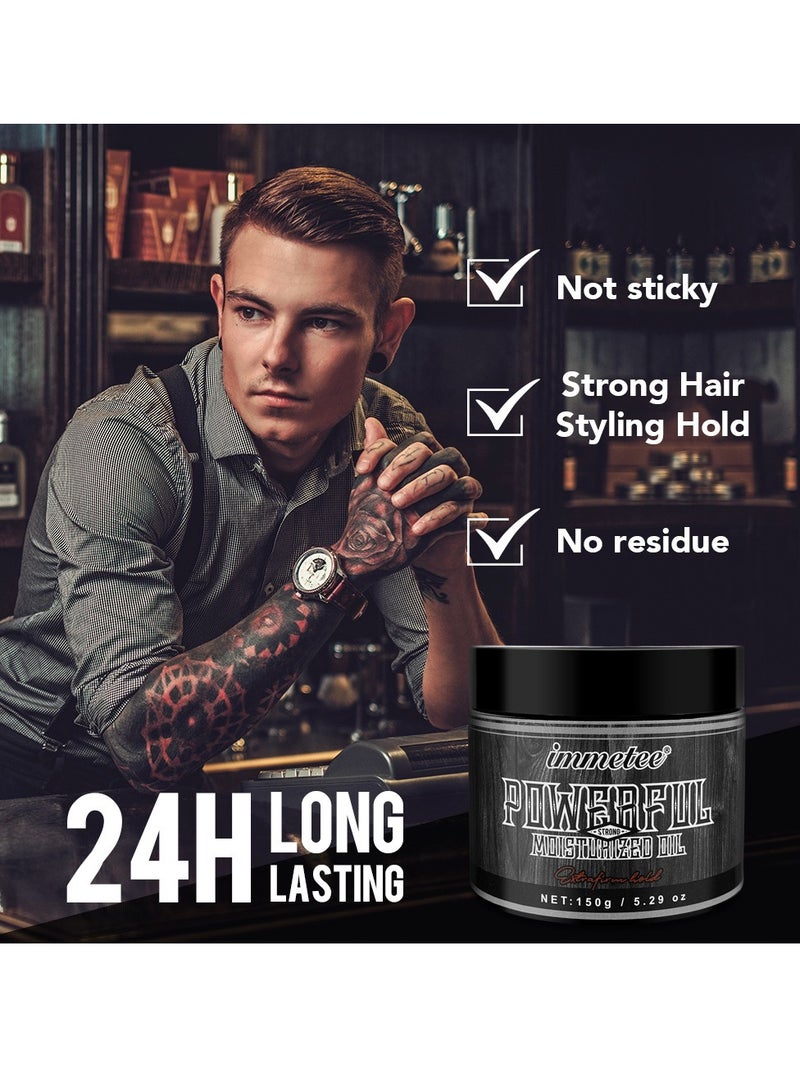 POWERFUL Extreme Hold Pomade for Men – Style & Finish Your Hair - Image 4