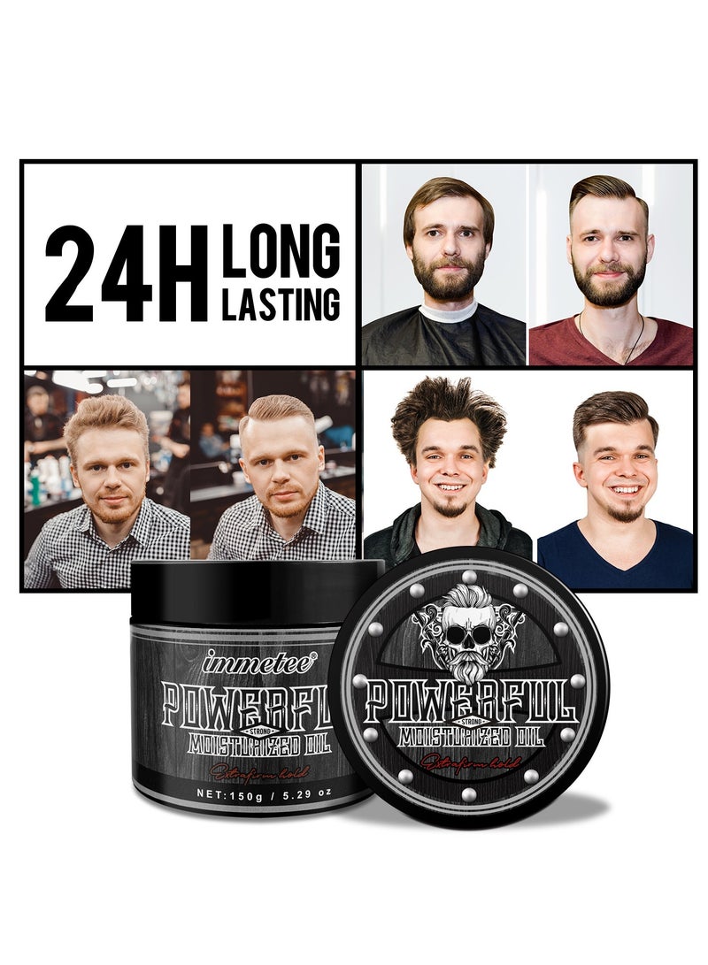 POWERFUL Extreme Hold Pomade for Men – Style & Finish Your Hair - Image 1