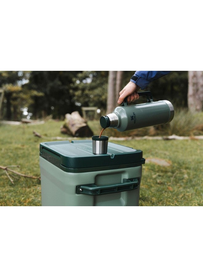Stanley Stanley Classic Legendary Vacuum Bottle 2.5 qt | Wide Mouth with Leakproof Cup Lid | Keep Drinks Hot or Cold | Packable for Travel | Insulated Stainless Steel Thermos | BPA-Free | Hammertone Green  - Image 2