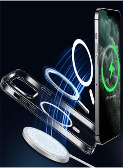 Generic Magsafe Case for iPhone 11 Magsafe Clear Cover Magnetic Wireless Charging Support, Shockproof Protection, Scratch-Resistant for iPhone 11 - Clear  - Image 5