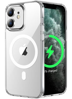 Generic Magsafe Case for iPhone 11 Magsafe Clear Cover Magnetic Wireless Charging Support, Shockproof Protection, Scratch-Resistant for iPhone 11 - Clear  - Image 1