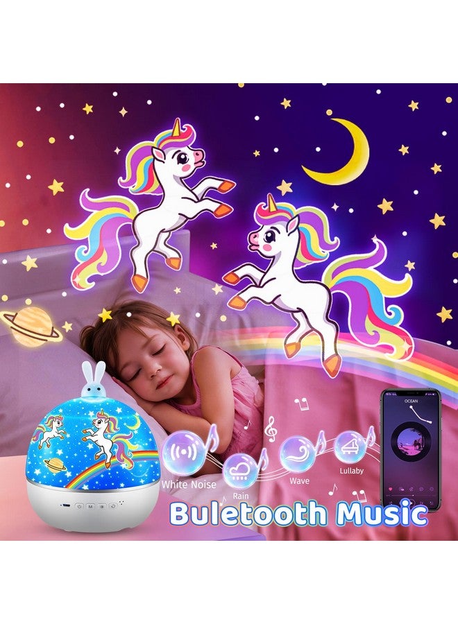 One Fire Onefire Kids Night Light Projector For Kids Room+15 Films&Bluetooth Music Kids Projector Night Light For Kids, Remote Dimmable Baby Night Light, Rechargeable Timer Nightlight For Kids Room Decor Gifts - Image 3
