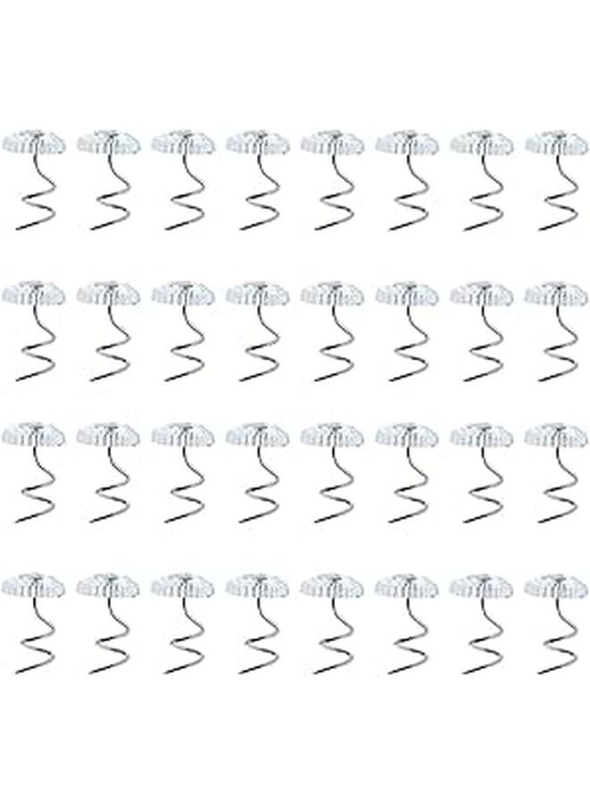 60 Pcs Spiral Upholstery Pins Non Slip Fixing Pins for Bed Skirts Sofa Covers - Image 1