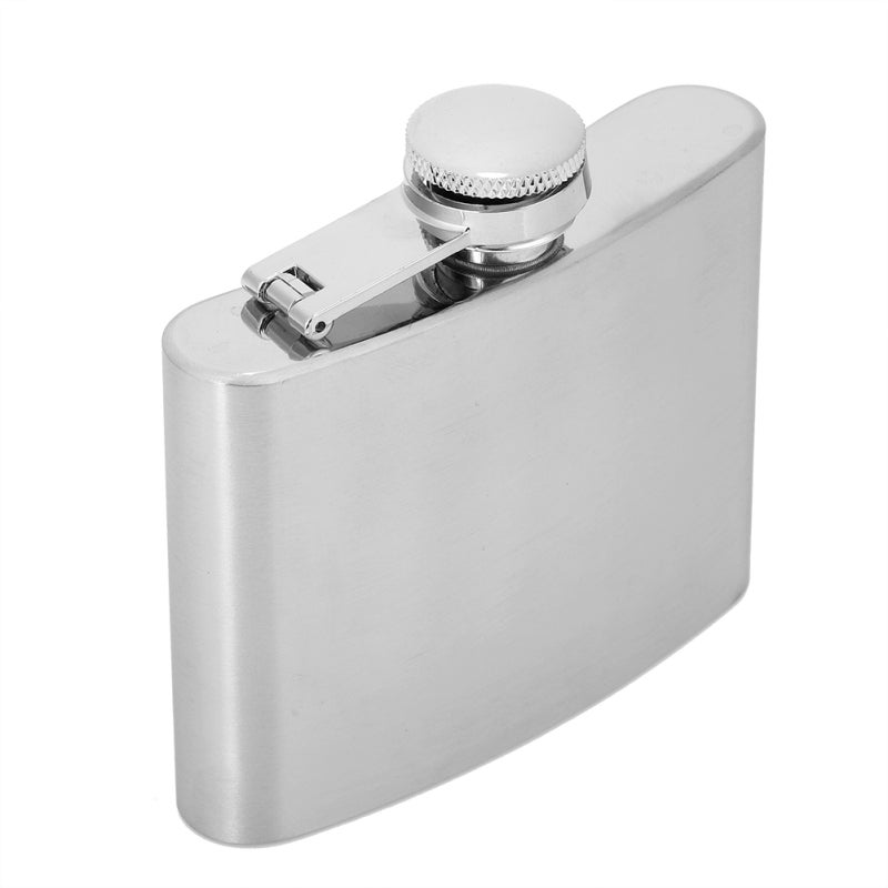 Stainless Steel Hip Flask: 18/8 Food Grade Rust-Proof Durable Pocket Size - Leak-Proof Seal With Funnel Portable Travel Flask for Outdoor Camping, Picnic, Fishing - Image 5