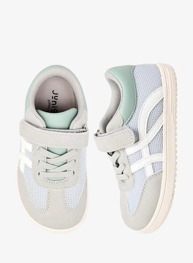 جونيورز Boys Hook & Loop Ankle School Sneakers