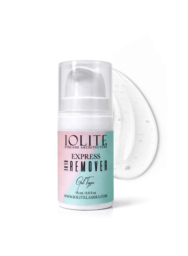 IOLITE Lash Glue Remover - IOLITE Express Lash Glue Remover 5gm (Gel Type) – Fast-Acting Gel Lash Extension Remover for Professional Salon Use | Strong Eyelash Extension Adhesive Dissolver, Safe & Precise Lash Glue Removal - Image 1