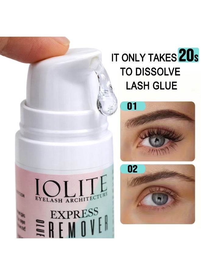 IOLITE Lash Glue Remover - IOLITE Express Lash Glue Remover 5gm (Gel Type) – Fast-Acting Gel Lash Extension Remover for Professional Salon Use | Strong Eyelash Extension Adhesive Dissolver, Safe & Precise Lash Glue Removal - Image 2