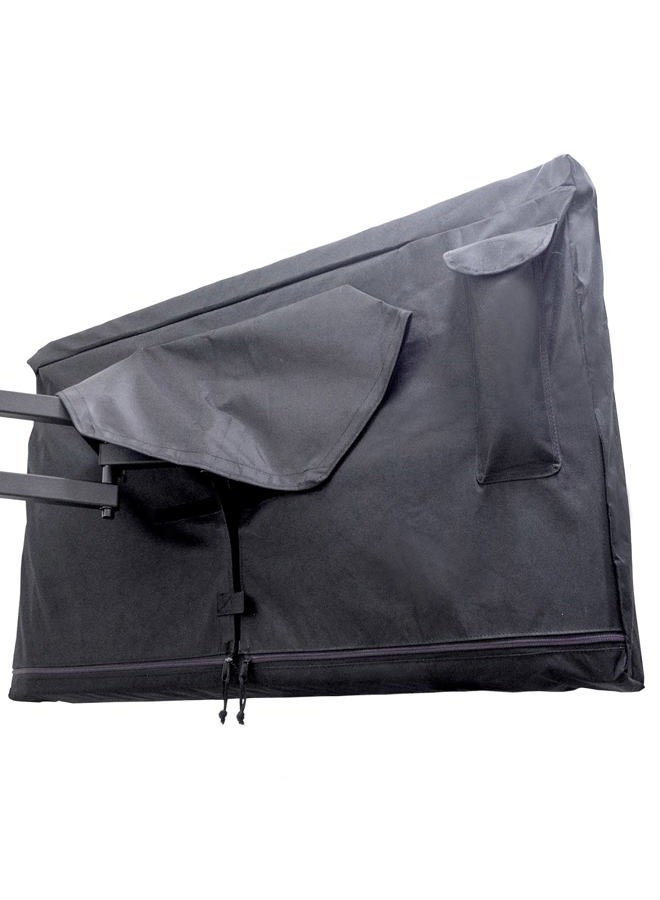 Bozzcovers Outdoor TV Cover 95-100 inch - WITH ZIPPER, Weatherproof, Waterproof 360 degrees protection, Soft Non Scratch Interior - Black - Image 1