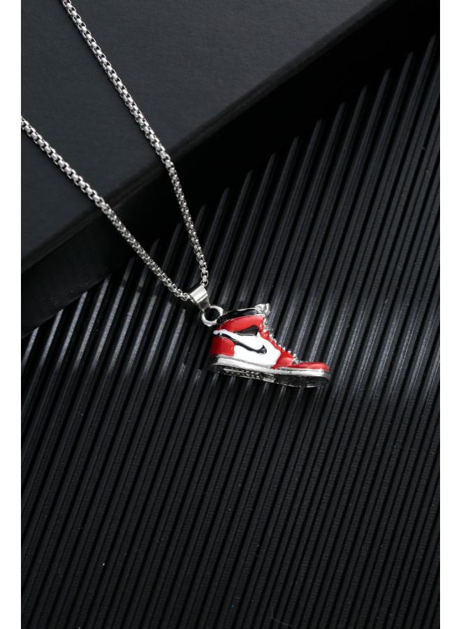 Trend Explosions Joker Personality Fashion Sweater Chain Couple Accessories Niche Men's Necklace Female Titanium Steel Jewelry 