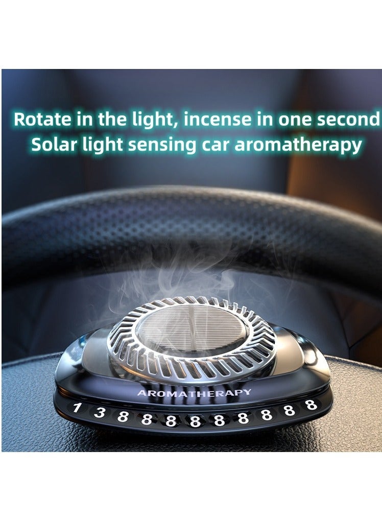 Loquat Solar Light Sensing Car Aromatherapy - Image 2
