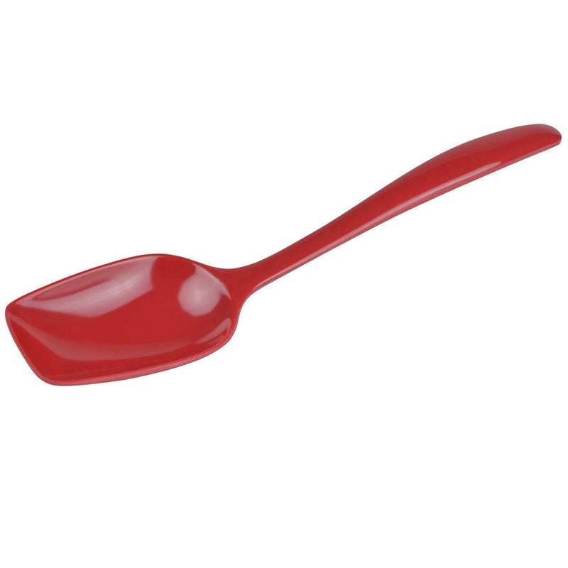 Gourmac Hutzler 10 Inch Melamine Serving Spoon Red