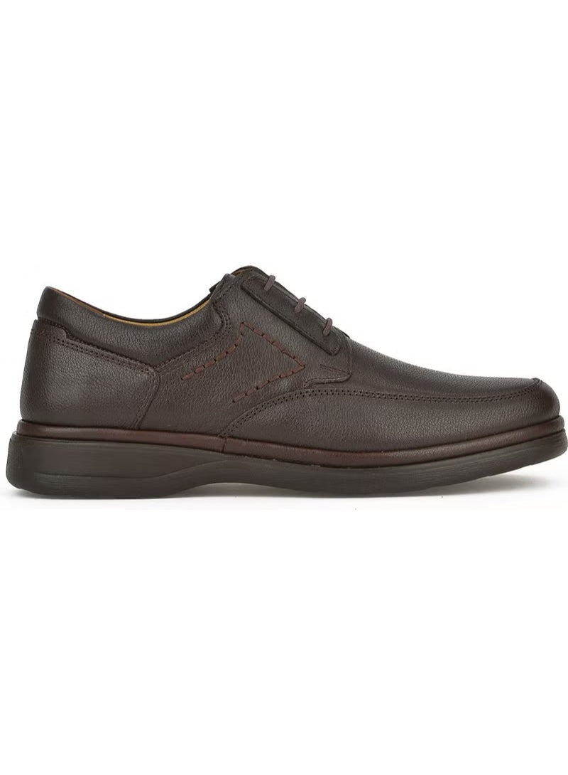Ziya , Men's Genuine Leather Comfort Shoes 1311018ZB209 Brown - Image 1
