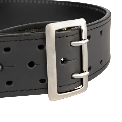Perfect Fit Shield Wallets Perfect Fit Leather Duty Belt 2.25 inch Basketweave Sam Browne Belt US Made, Order 2 Sizes up - Image 3