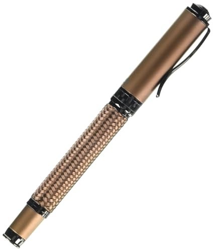 Monteverde Innova Formula M Fountain Pen, Bronze - Flex Nib, Durable PVD Coating, Refillable, JoWo Stainless Steel Nib, Premium Gift Box - Image 1