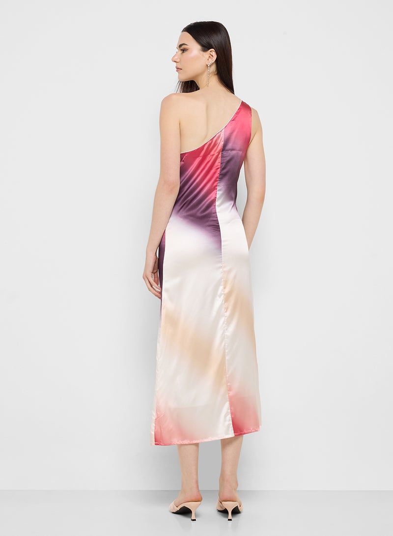 جينجر فستان ساتان أومبر - Image 2