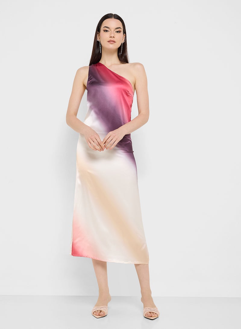 جينجر فستان ساتان أومبر - Image 4