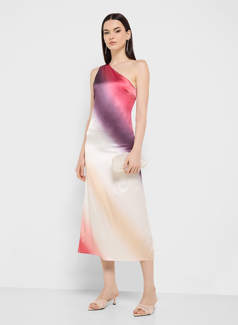 جينجر فستان ساتان أومبر - Image 1