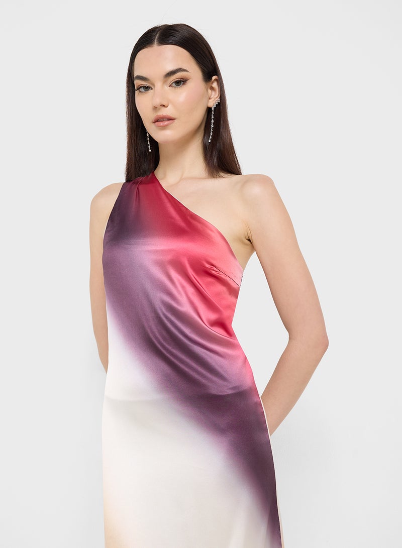 جينجر فستان ساتان أومبر - Image 3