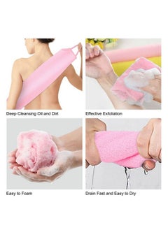 Back Scrubber For Shower，Wovte 2 Pack Stretchable Nylon Exfoliating Body Scrubber Washcloth Towel Deep Cleans Skin Massages Blood Circulation Back Washer For Shower Men Women - pzsku/Z0C18B6CCF423F12A0C9EZ/45/_/1683026035/b8eb4c43-0f70-45f2-b6eb-61ee393c8b00