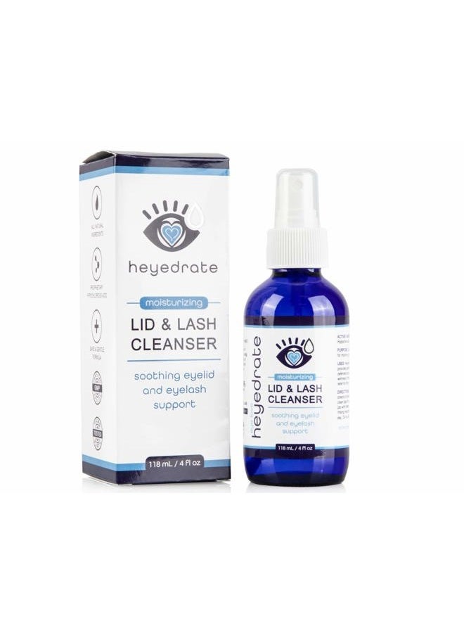 rolencos Heyedrate Lid & Lash Cleanser for Stye, Blepharitis, Dry Eyes, Meibomian Gland Dysfunction, Rosacea, and Eye Irritation Relief | Hypochlorous Acid Eyelid Cleanser Spray - Image 1