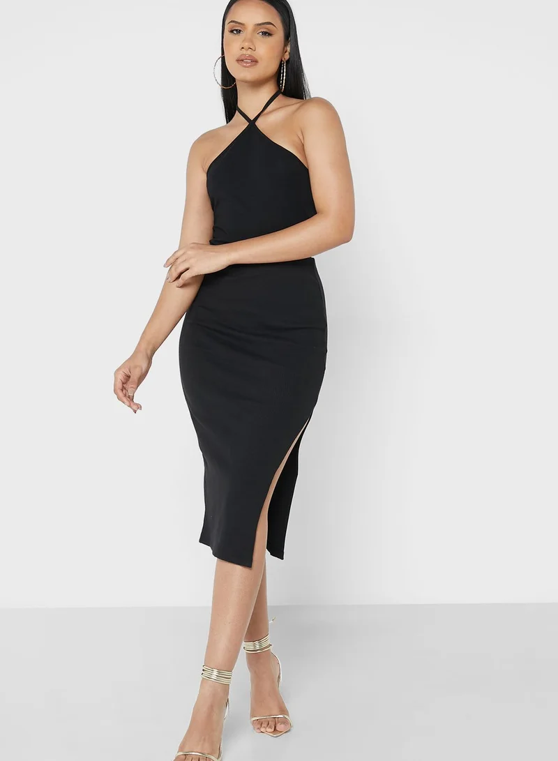 PUBLIC DESIRE Side Split High Waist Skirt