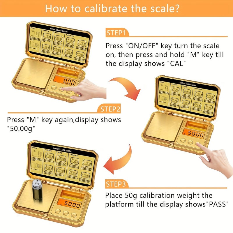 Silvery High Precision Digital Pocket Scale 200g 0.01g LCD Display 6 Unit Conversion Mini For Kitchen - Image 5