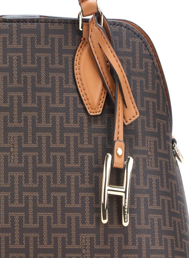 هالستون حقيبة يد نسائية من هالستون إتش، لون بني/بلوطي، مقاس واحد - Image 2