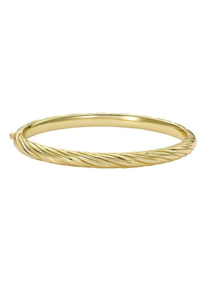 Ted Baker Torvi Crystal Twist Hinged Bangle Bracelet - Image 5