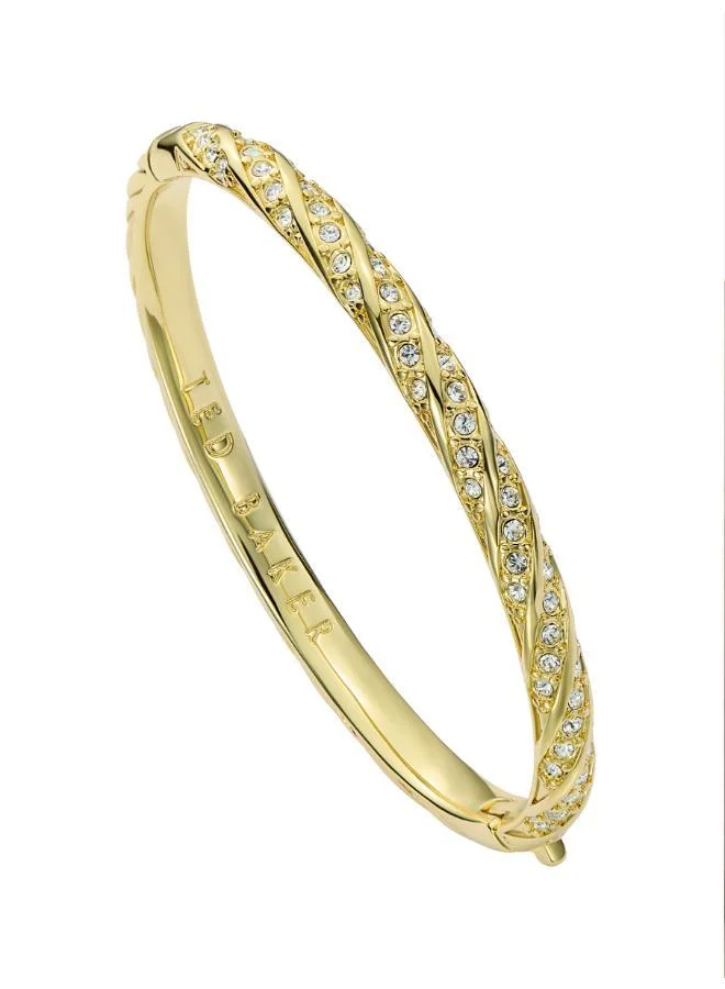 Ted Baker  Torvi Crystal Twist Hinged Bangle Bracelet for Women | Best Price UAE