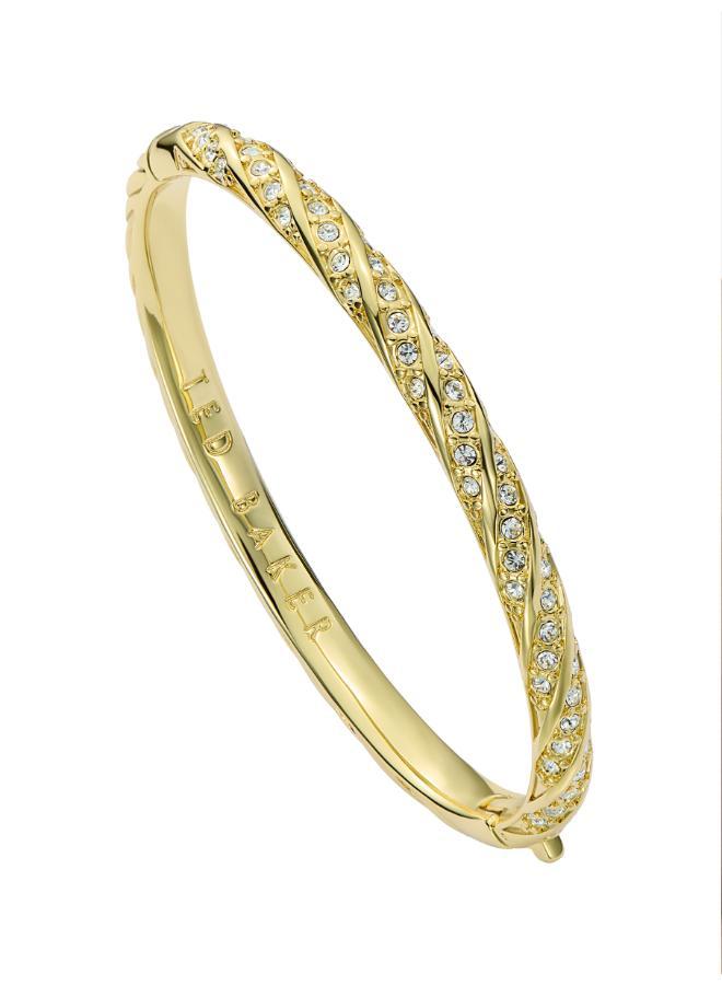 Ted Baker Torvi Crystal Twist Hinged Bangle Bracelet - Image 3