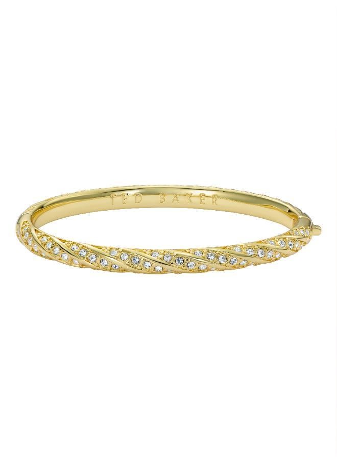 Ted Baker Torvi Crystal Twist Hinged Bangle Bracelet - Image 4