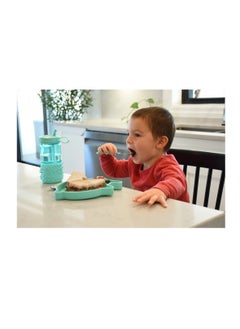 melii Silicone Divided Plate - Shark  - Image 2