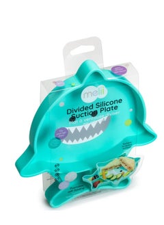 melii Silicone Divided Plate - Shark  - Image 4