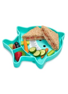 melii Silicone Divided Plate - Shark  - Image 5