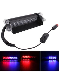 Y&D 8W 800LM 8-LED Light 3-Modes Adjustable Angle Car Strobe Flash Dash Emergency Warning Lamp With Suckers  - Image 2