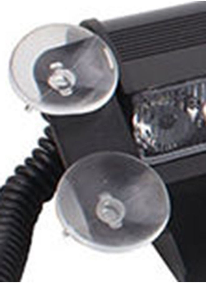 Y&D - 8W 800LM 8-LED Light 3-Modes Adjustable Angle Car Strobe Flash Dash Emergency Warning Lamp With Suckers - Image 1